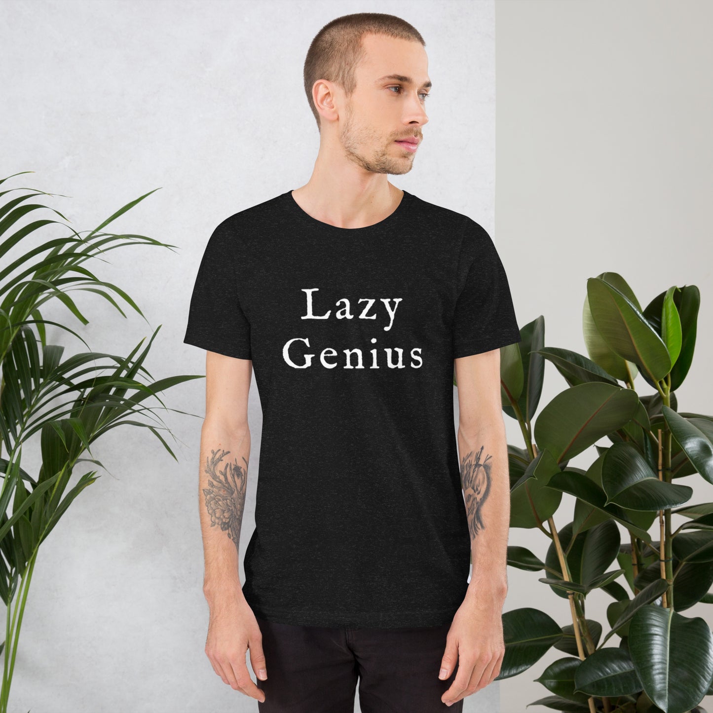 Lazy Genius T-Shirt (Black)