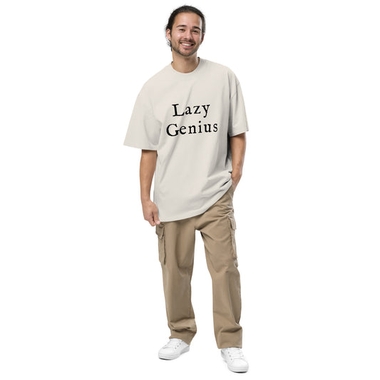 Oversized Lazy Genius T-Shirt