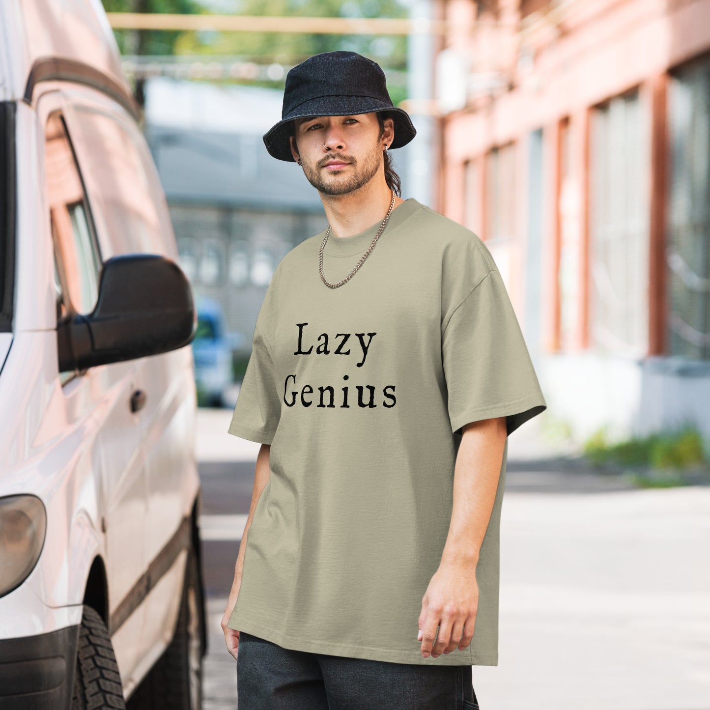 Oversized Lazy Genius T-Shirt