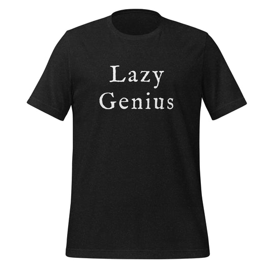 Lazy Genius T-Shirt (Black)