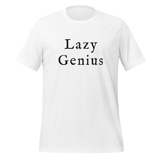 Lazy Genius T-Shirt (White)